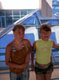 Мы с подругой Настей в аквапарке Анапы